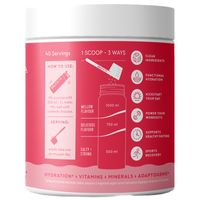 SaltWTR Raspberry Salt Electrolytes - Sports Recovery Hydration - Tub